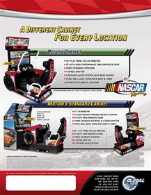 NASCAR Racing - Advertisement Flyer - Back Image