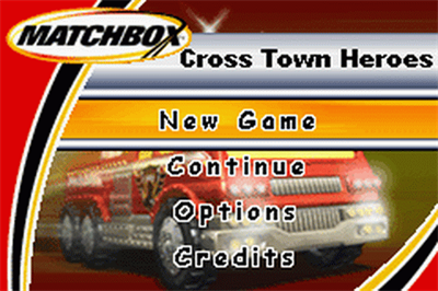 Matchbox: Cross Town Heroes - Screenshot - Game Title Image