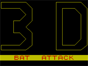 3D Bat Attack - Screenshot - Game Title Image