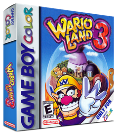 Wario Land 3 - Box - 3D Image