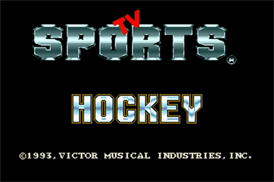 TV Sports Hockey - Screenshot - Game Title Image