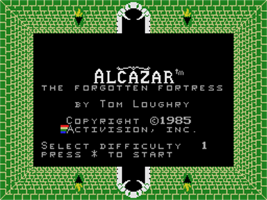 Alcazar: The Forgotten Fortress - Screenshot - Game Title Image