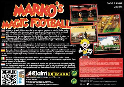 Marko's Magic Football - Box - Back Image