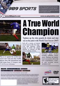 World Tour Soccer 2005 - Box - Back Image
