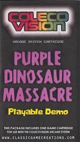 Purple Dinosaur Massacre