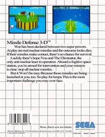 Missile Defense 3-D - Box - Back - Reconstructed