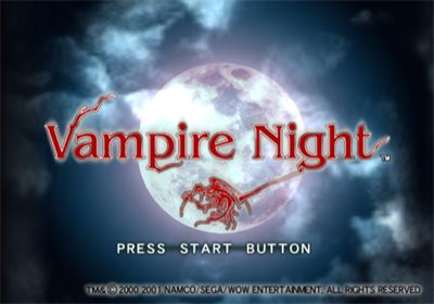 Vampire Night - Screenshot - Game Title