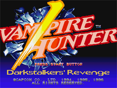 Night Warriors: Darkstalkers' Revenge - Screenshot - Game Title Image