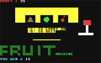 Fruit Machine (Melbourne House) - Screenshot - Gameplay Image