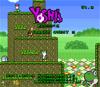 Yoshi's Strange Quest - Screenshot - Game Title Image