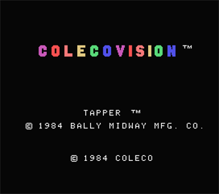 Tapper - Screenshot - Game Title Image