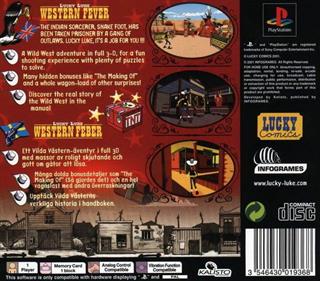 Lucky Luke: Western Fever - Box - Back Image