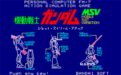 Mobile Suit Gundam: Jet Stream Attack - Screenshot - Game Title Image