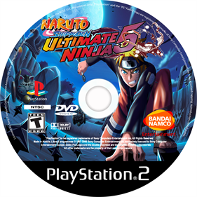 Naruto Shippuden: Ultimate Ninja 5 - Disc Image