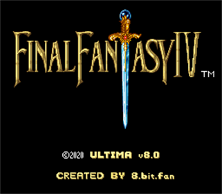 Final Fantasy IV: Ultima - Screenshot - Game Title Image