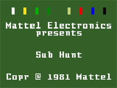 Sub Hunt - Screenshot - Game Title Image