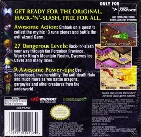 Gauntlet: Dark Legacy - Box - Back Image