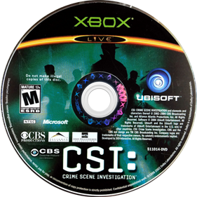 CSI: Crime Scene Investigation - Disc Image