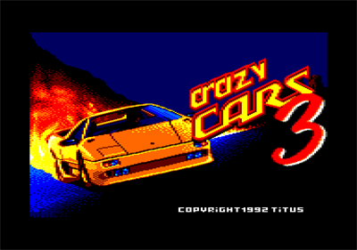 Crazy Cars 3 - Screenshot - Game Title Image