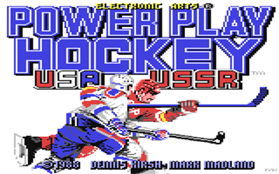 Powerplay Hockey: USA vs. USSR - Screenshot - Game Title Image