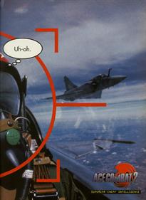Ace Combat 2 - Advertisement Flyer - Back Image