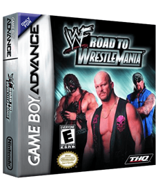 WWF Road to Wrestlemania - Box - 3D Image