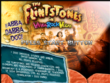 The Flintstones in Viva Rock Vegas - Screenshot - Game Title Image
