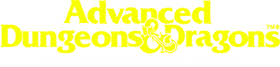 Advanced Dungeons & Dragons: Treasure of Tarmin Cartridge - Clear Logo Image