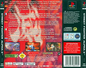 Street Fighter Alpha 3 - Box - Back Image