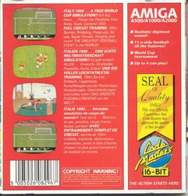 Italia 1990 - Box - Back Image