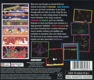 Arcade's Greatest Hits: The Atari Collection 1 - Box - Back Image
