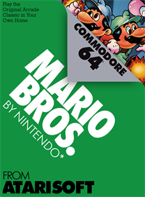 Mario Bros. (Atari) - Fanart - Box - Front Image
