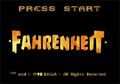 Fahrenheit - Screenshot - Game Title Image