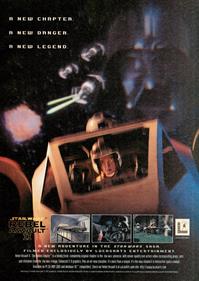 Star Wars: Rebel Assault II: The Hidden Empire - Advertisement Flyer - Front Image