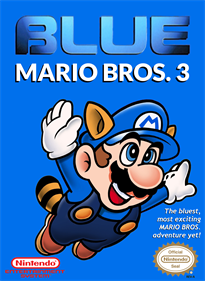 Blue Mario Bros. 3 - Fanart - Box - Front Image