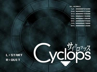 Cyclops - Screenshot - Game Title Image