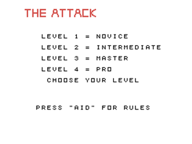 The Attack - Screenshot - Game Select Image