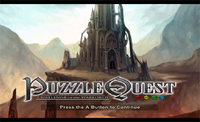 Puzzle Quest: Challenge of the Warlords - Screenshot - Game Title Image