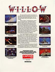 Willow - Advertisement Flyer - Back Image