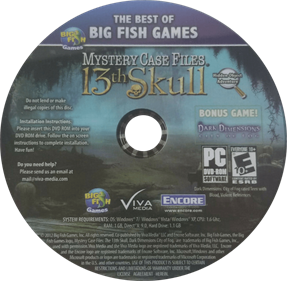 Mystery Case Files: 13th Skull - Disc Image