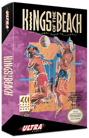 Kings of the Beach: Professional Beach Volleyball - Box - 3D Image