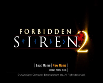 Forbidden Siren 2 - Screenshot - Game Title Image