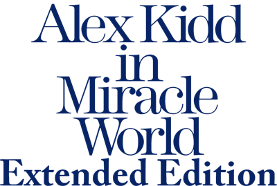 Alex Kidd In Miracle World: Extended Edition - Clear Logo Image