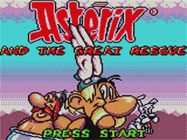 Astérix and the Great Rescue - Screenshot - Game Title Image
