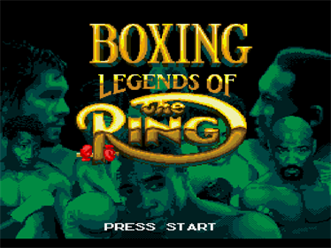 Boxing Legends of the Ring - Screenshot - Game Title Image