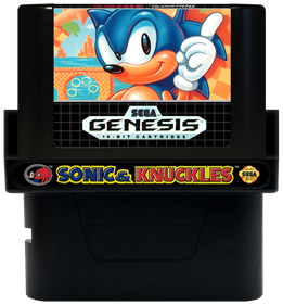 Sonic & Knuckles / Sonic The Hedgehog - Cart - Front Image