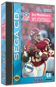 Joe Montana's NFL Football - Box - 3D Image