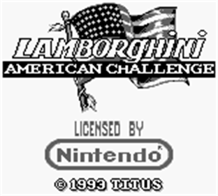 Lamborghini American Challenge - Screenshot - Game Title Image