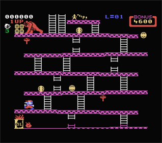 Donkey Kong (Ocean Software) - Screenshot - Gameplay Image
