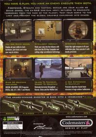 I.G.I-2: Covert Strike - Box - Back Image